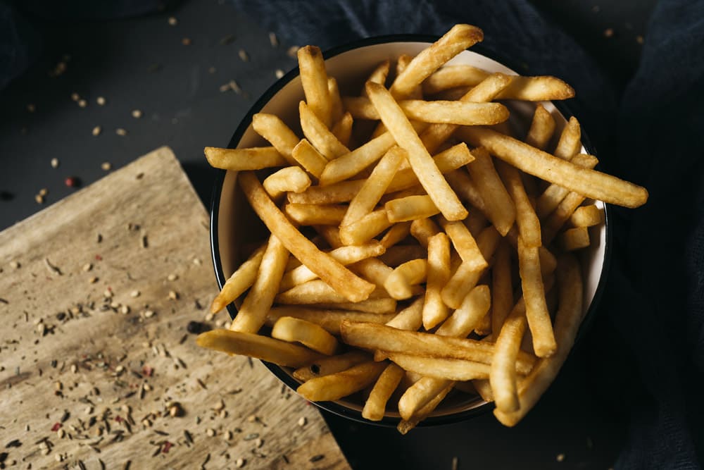 frites authentique cuisson