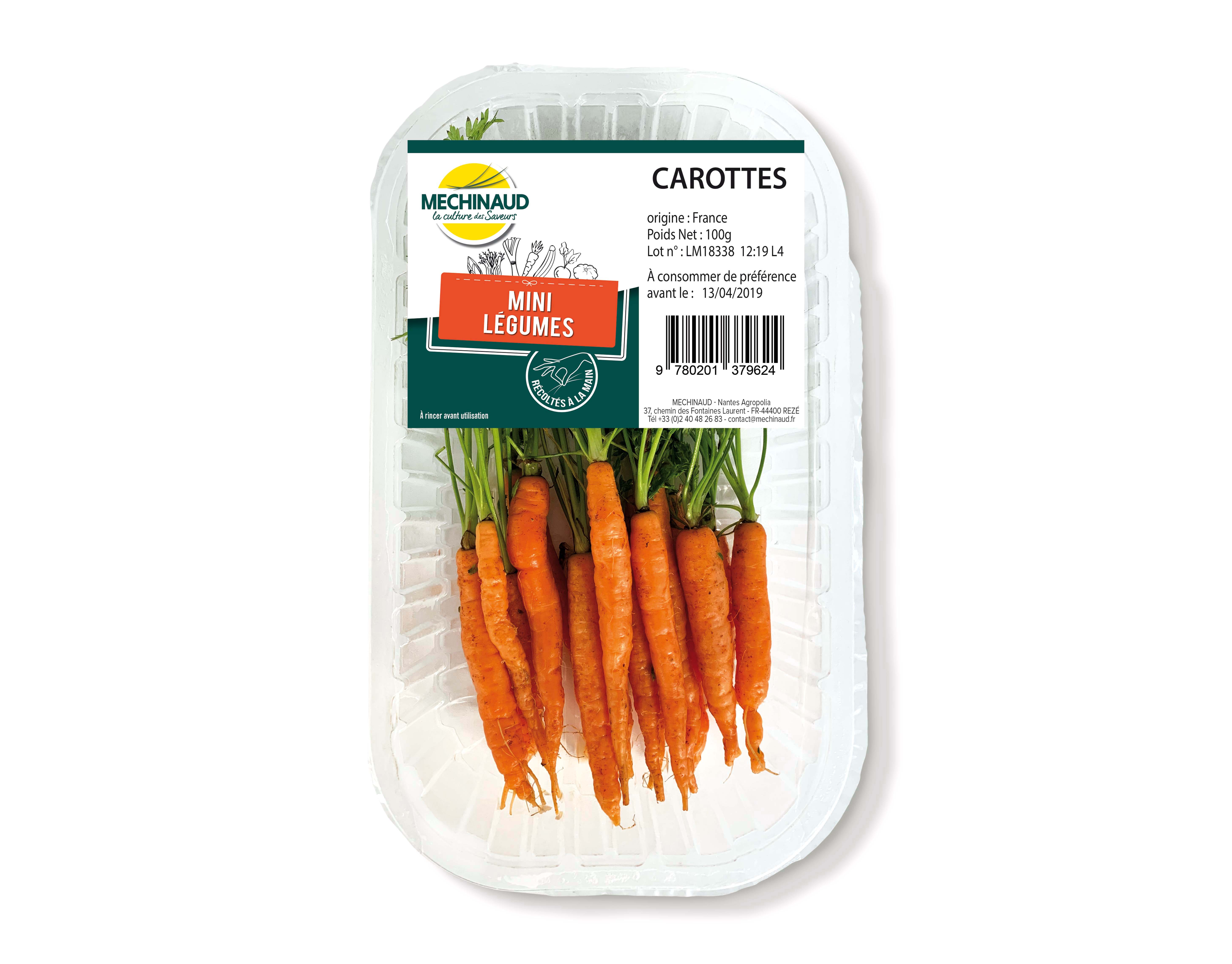 Mini carottes Mechinaud